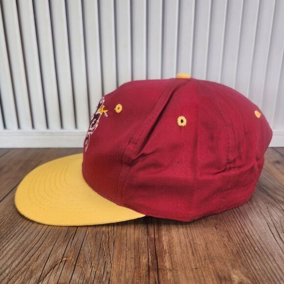 VTG Arizona State Sun Devils Snapback Hat Cap Red Gold College Sport Mascot NCAA - Picture 6 of 10